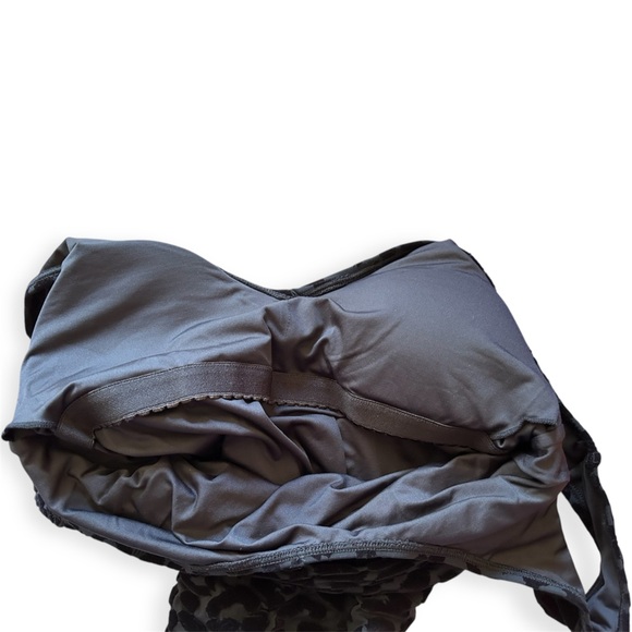 Toluca Black Velvet Leopard One Piece Swimsuit - Picture 5 of 6